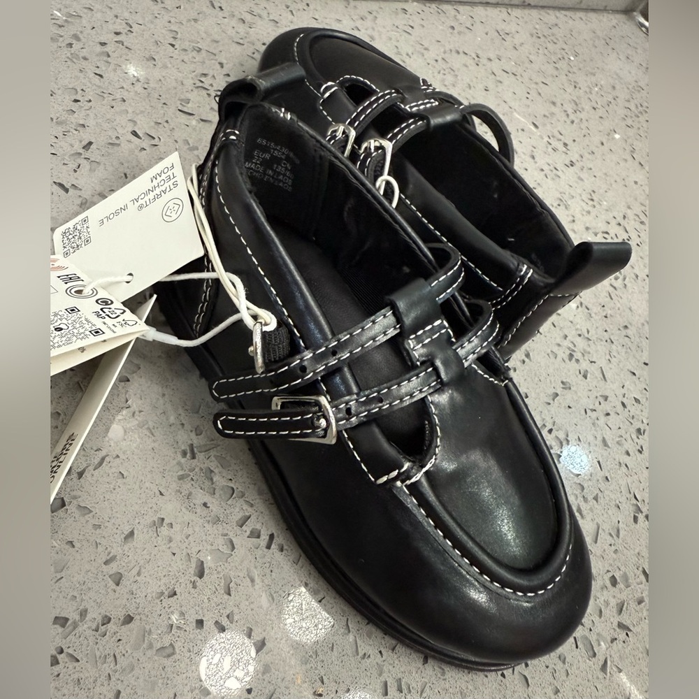 Zara toddler Black Textured Sole Shoes